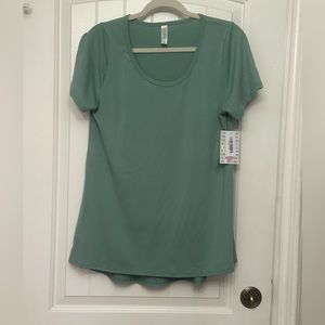 LuLaRoe Med Classic T - solid teal